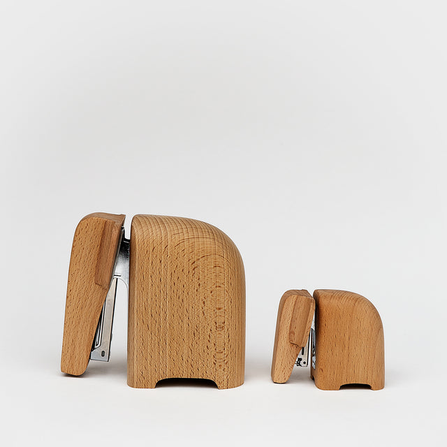 Mama Elephant Wooden Stapler