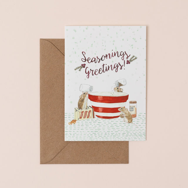 Seasonings Greetings Christmas Mice