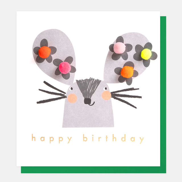 mouse-with-flowers-and-pompoms-birthday-card-caroline-gardner