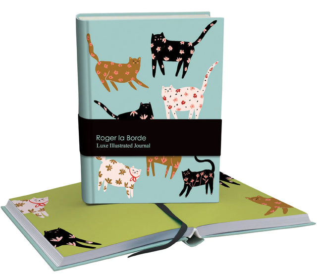 cinnamon-blue-cats-luxe-illustrated-journal-roger-la-borde