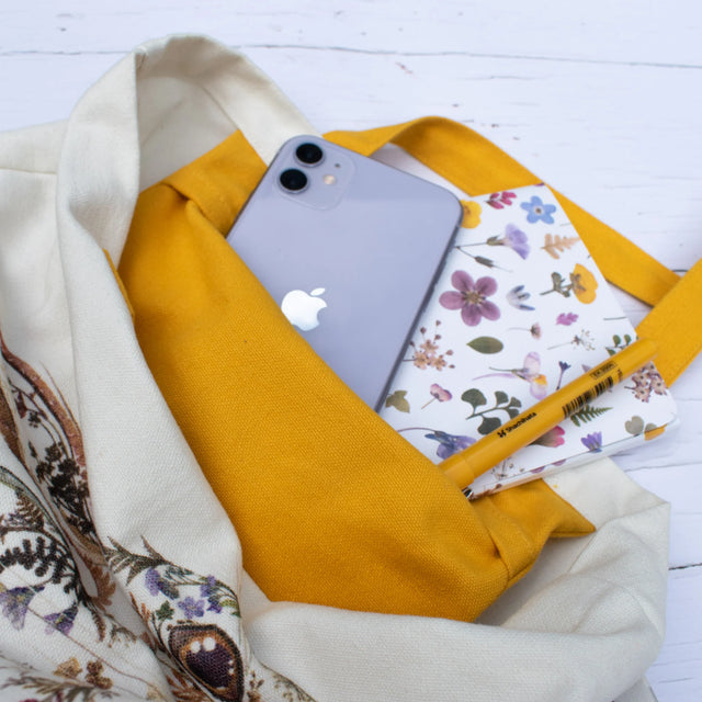 Wildflower Hare Organic Cotton Tote Bag