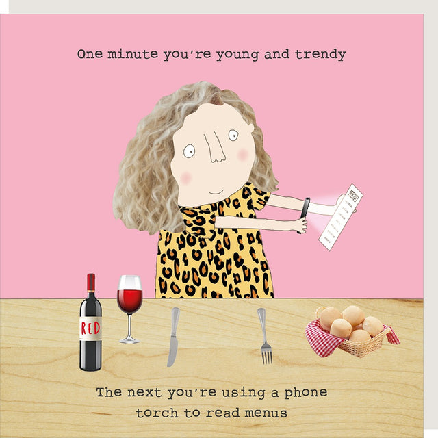 read-menus-gin-frolics-greeting-card-rosie-made-a-thing