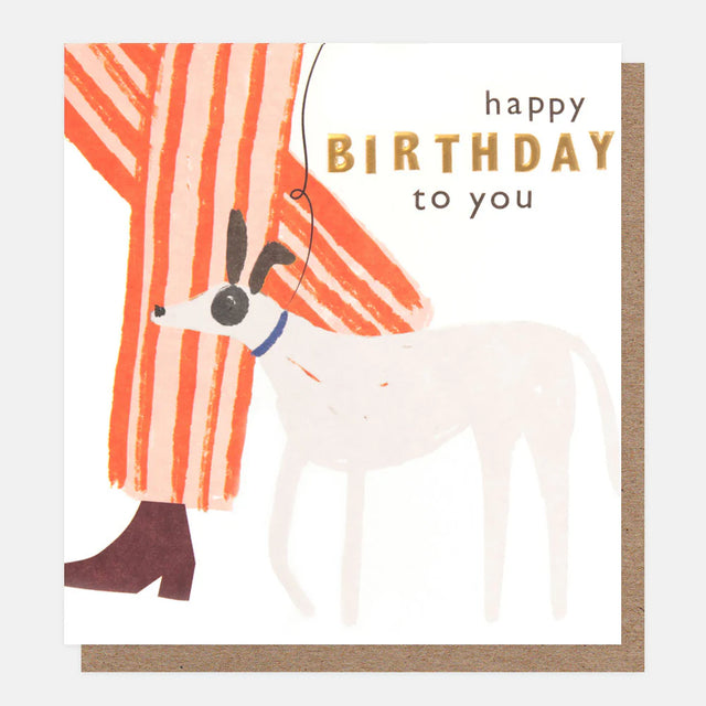 Stripy Trousers and Dog Happy Birthday
