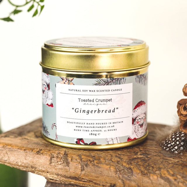 gingerbread-candle-in-matt-gold-tin-toasted-crumpet-designs