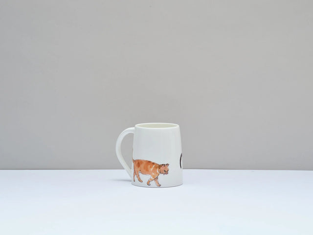 Two Cats and a Butterfly Mug
