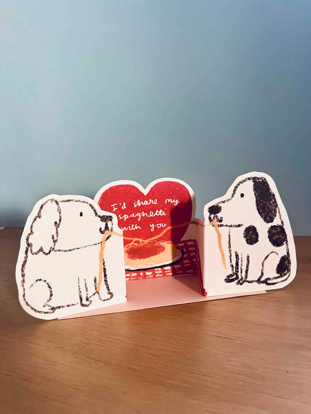 spaghetti-dogs-greeting-card-laura-skilbeck