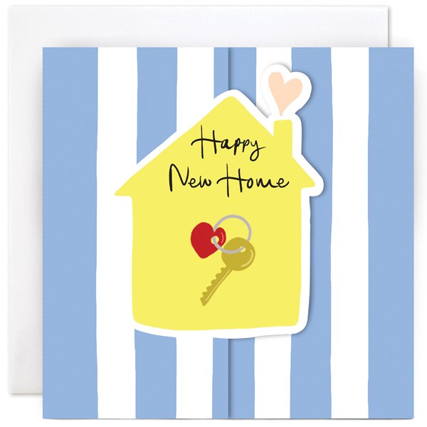 Happy New Home Stripes