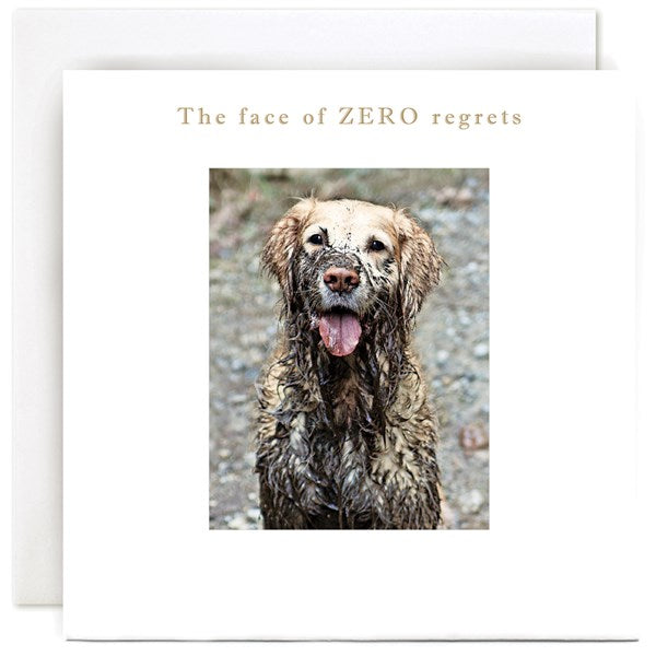 the-face-of-zero-regrets-greeting-card-susan-ohanlon
