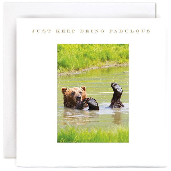 bathing-brown-bear-keep-being-fabulous-greeting-card-susan-ohanlon