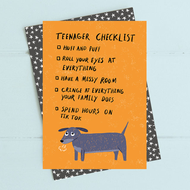 Teenager Checklist