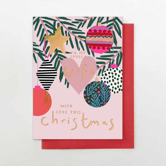 lovely-wife-christmas-baubles-greeting-card-stop-the-clock-design