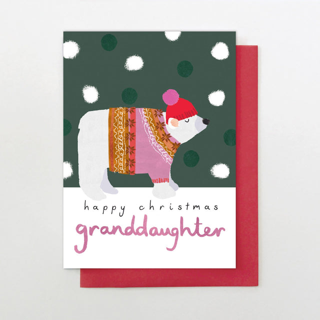 granddaughter-polar-bear-christmas-card-stop-the-clock-design