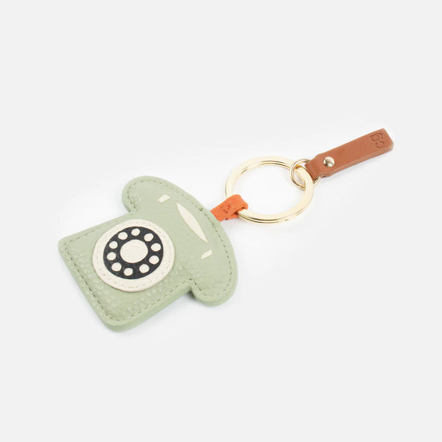 green-telephone-keyring-caroline-gardner