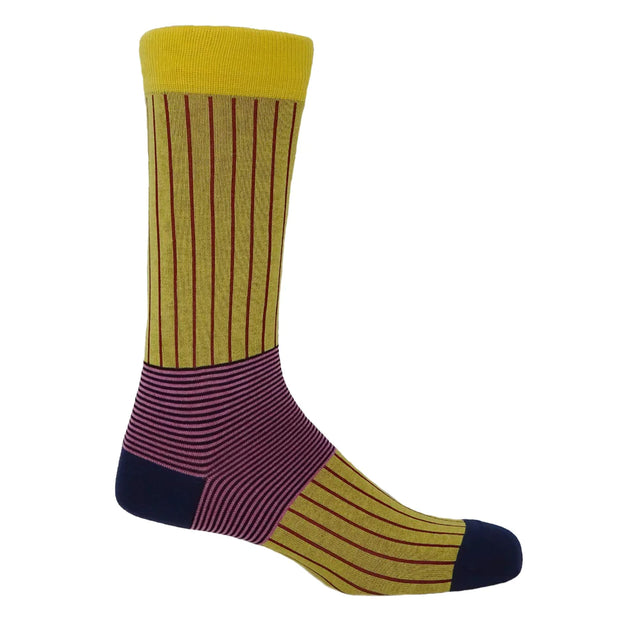 oxford-stripe-mens-socks-yellow-peper-harow