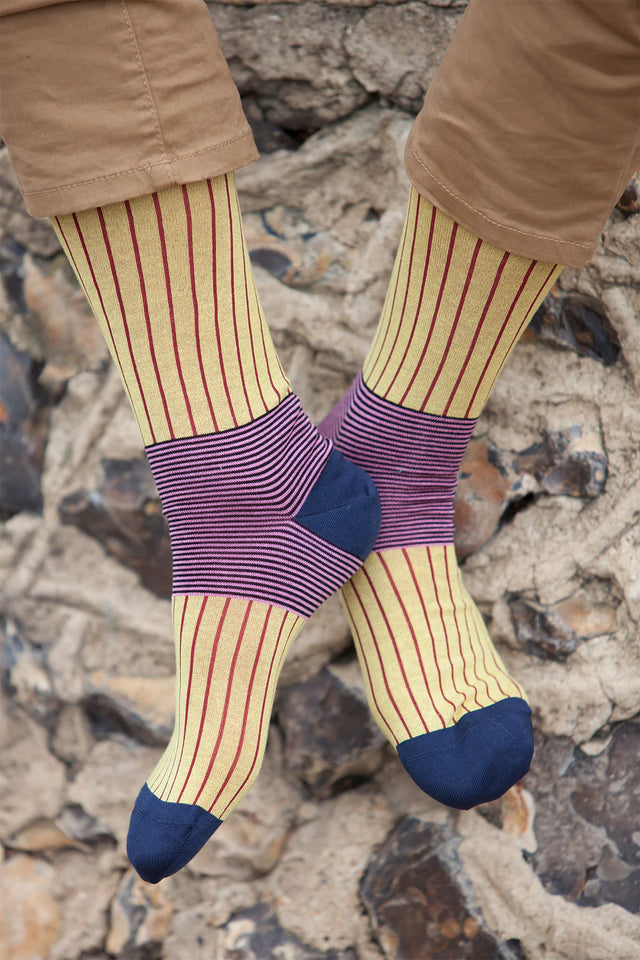oxford-stripe-mens-socks-yellow-peper-harow