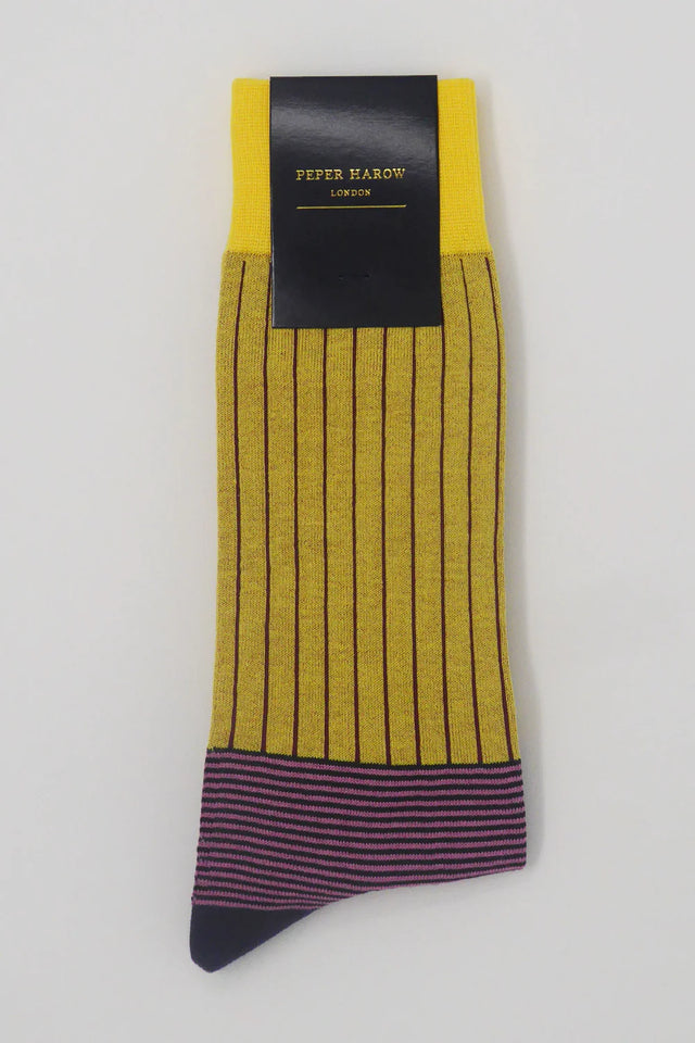 oxford-stripe-mens-socks-yellow-peper-harow