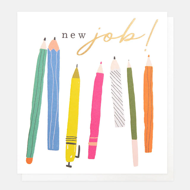 Colourful Pencils New Job