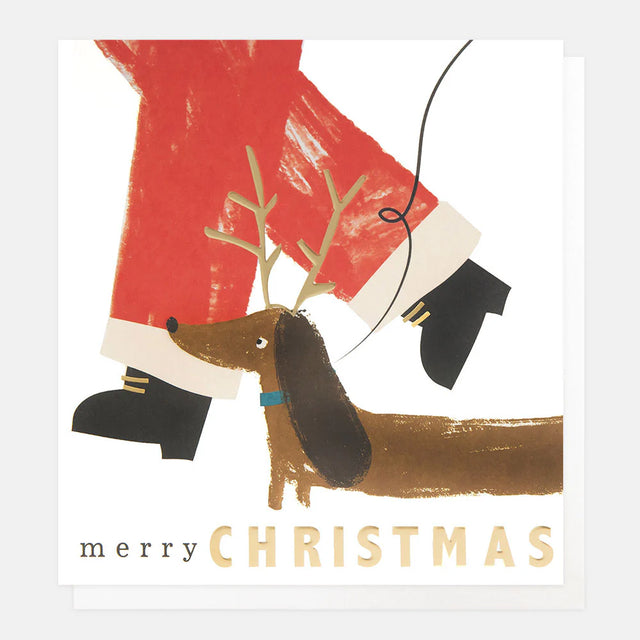 santa-legs-with-sausage-dog-greeting-card-caroline-gardner