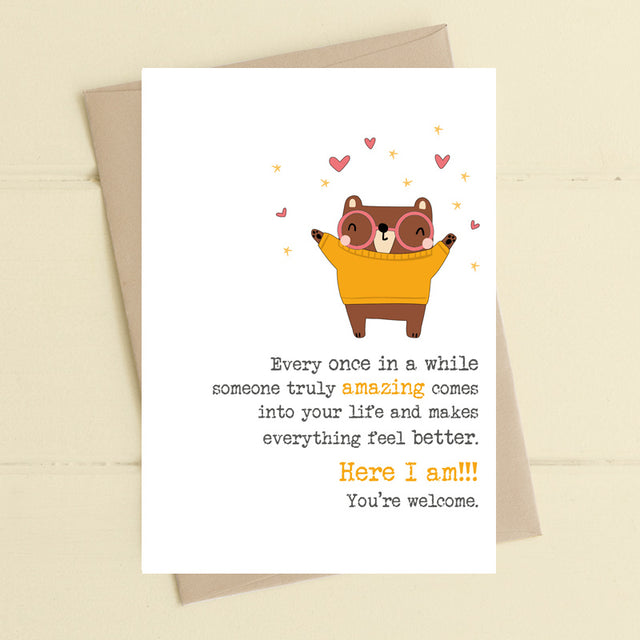 someone-amazing-here-i-am-greeting-card-dandelion-stationery