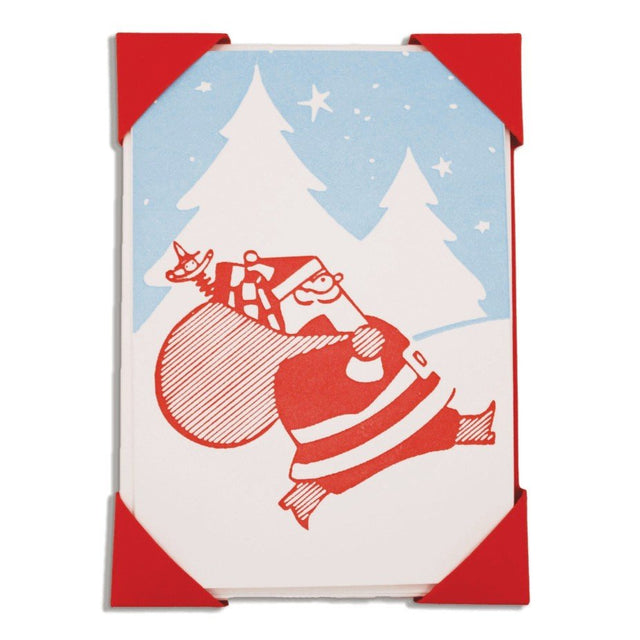 Father Christmas Letterpress Pack