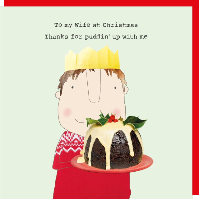 wife-pudding-christmas-card-single-festive-rosie