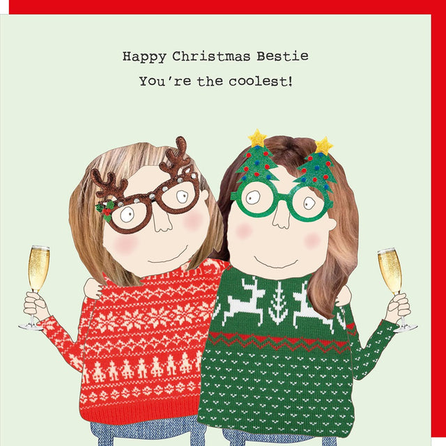 bestie-coolest-festive-gin-frolics-christmas-card-festive-rosie