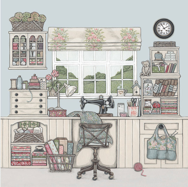 sewing-room-greeting-card-sally-swannell