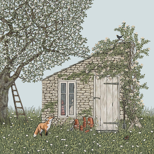 the-old-potting-shed-greeting-card-sally-swannell