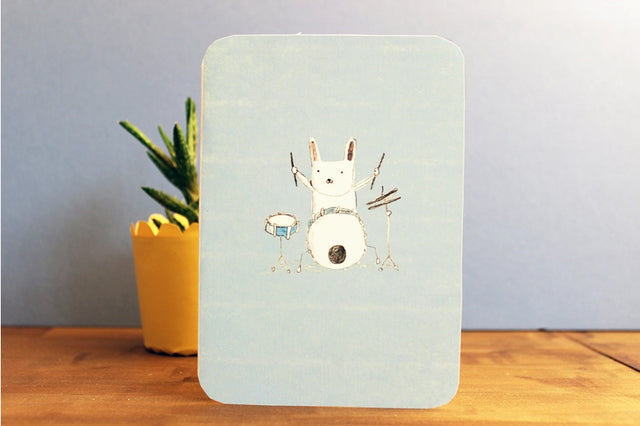 bunny-drums-greeting-card-laura-skilbeck
