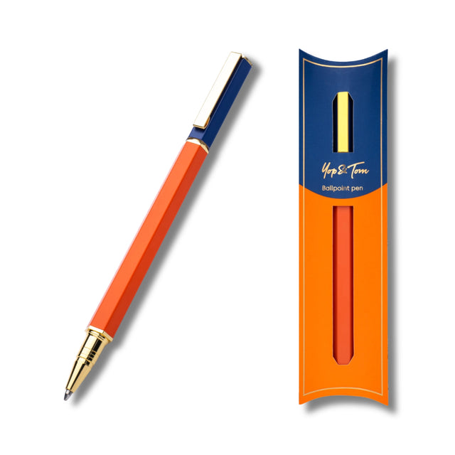 navy-orange-ballpoint-pen-yop-tom