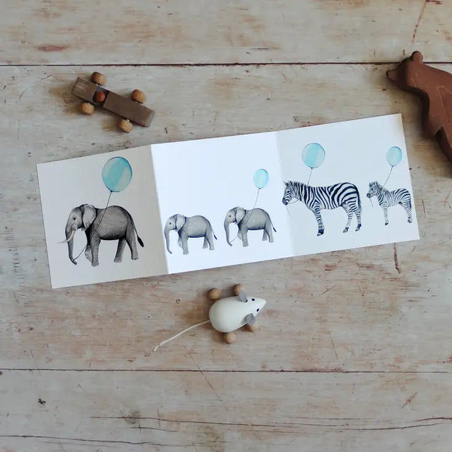 baby-elephant-blue-balloon-concertina-card-sophie-brabbins