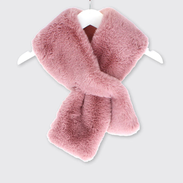 faux-fur-push-through-scarf-pink-millie-mae