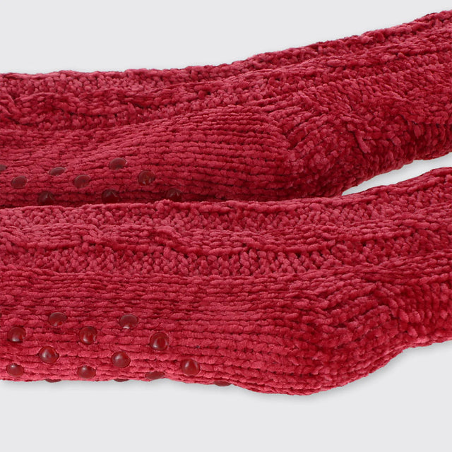 molly-chenille-slipper-socks-red-millie-mae