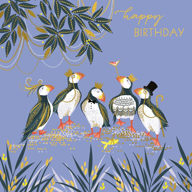 birthday-puffins-sara-miller-greeting-card-the-art-file