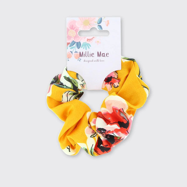 Sienna Hair Scrunchie: Gold