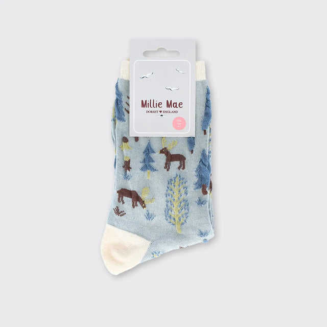 woodland-womens-socks-blue-millie-mae