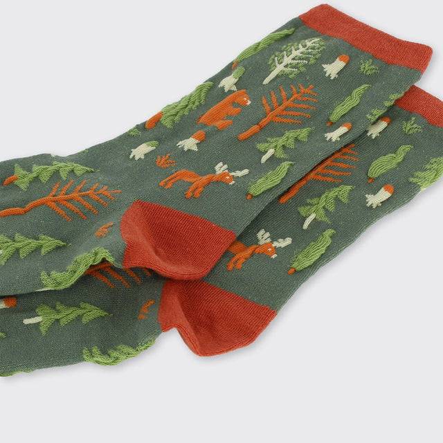 woodland-womens-socks-green-millie-mae