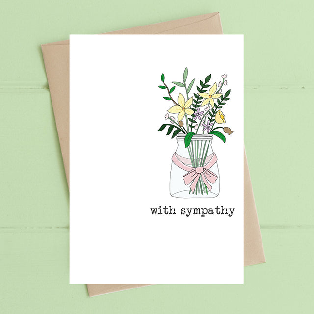 flowers-with-sympathy-card-dandelion-stationery