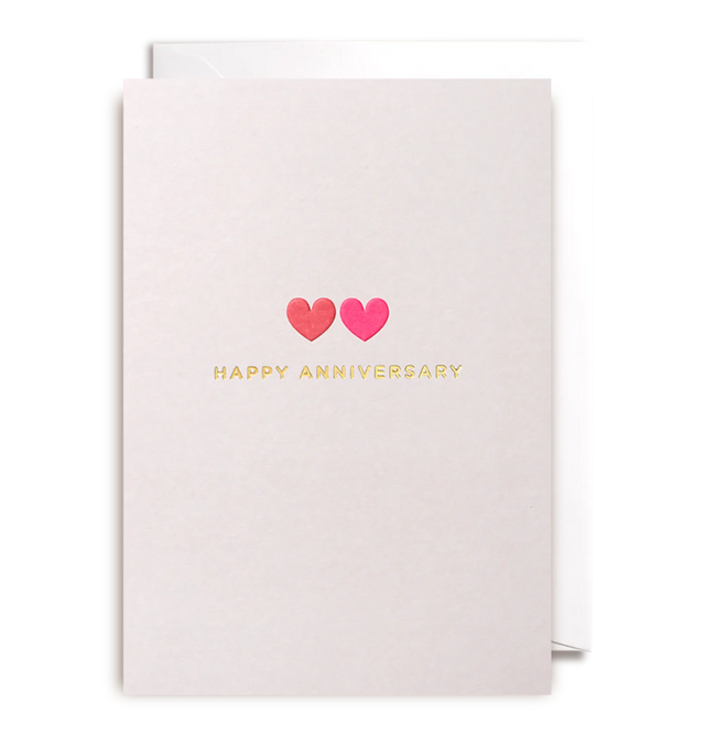 Anniversary Hearts Card - Lagom Design