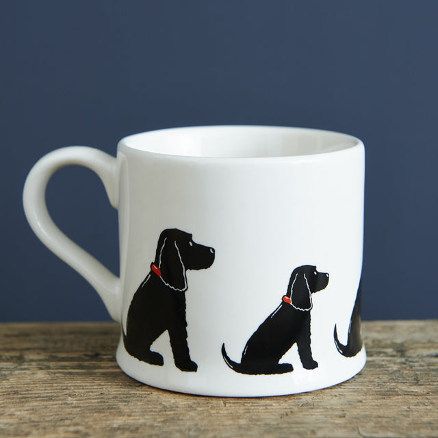Black Cocker Spaniel Dog Mug - Sweet William