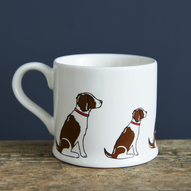 Liver & White Springer Spaniel Dog Mug - Sweet William