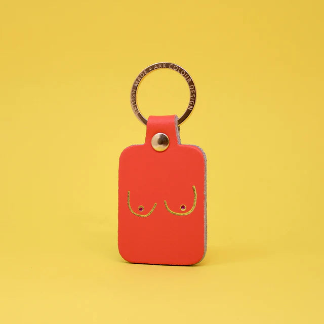 Boobie Keyring: Coral