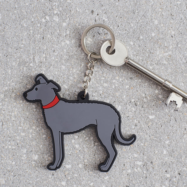 Lurcher Dog Keyring - Sweet William