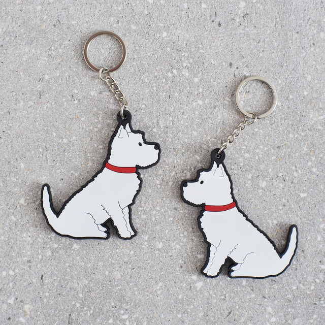 Westie Dog Keyring - Sweet William