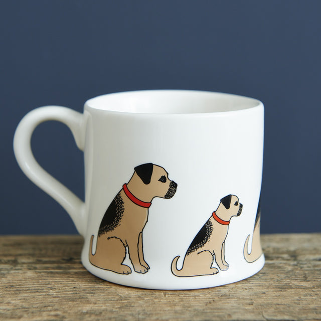 Border Terrier Dog Mug - Sweet William