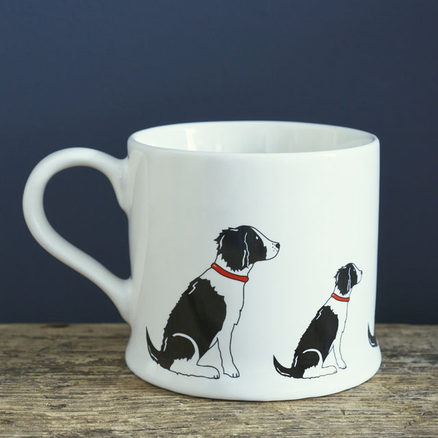 Black & White Springer Spaniel Dog Mug - Sweet William