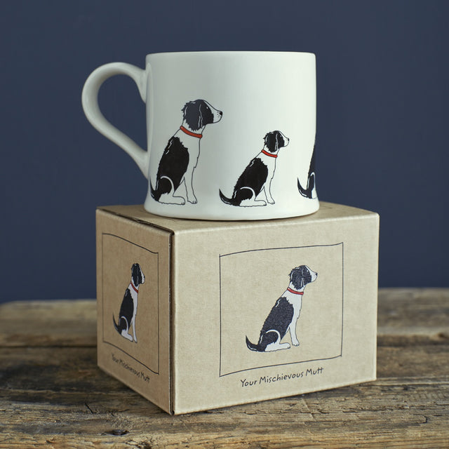 Black & White Springer Spaniel Dog Mug - Sweet William