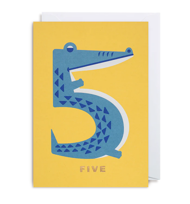 crocodile-age-five-birthday-card-lagom-design