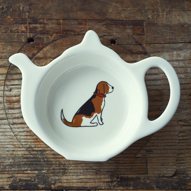 Beagle Teabag Dish - Sweet William