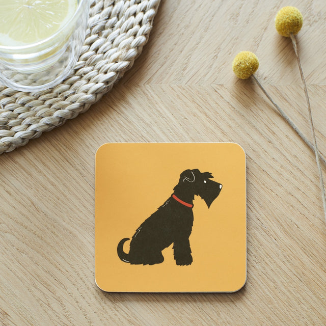 Black Schnauzer Coaster - Sweet William